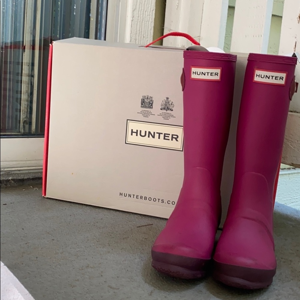 Authentic Hunter Original Kids Tall Rain Boots